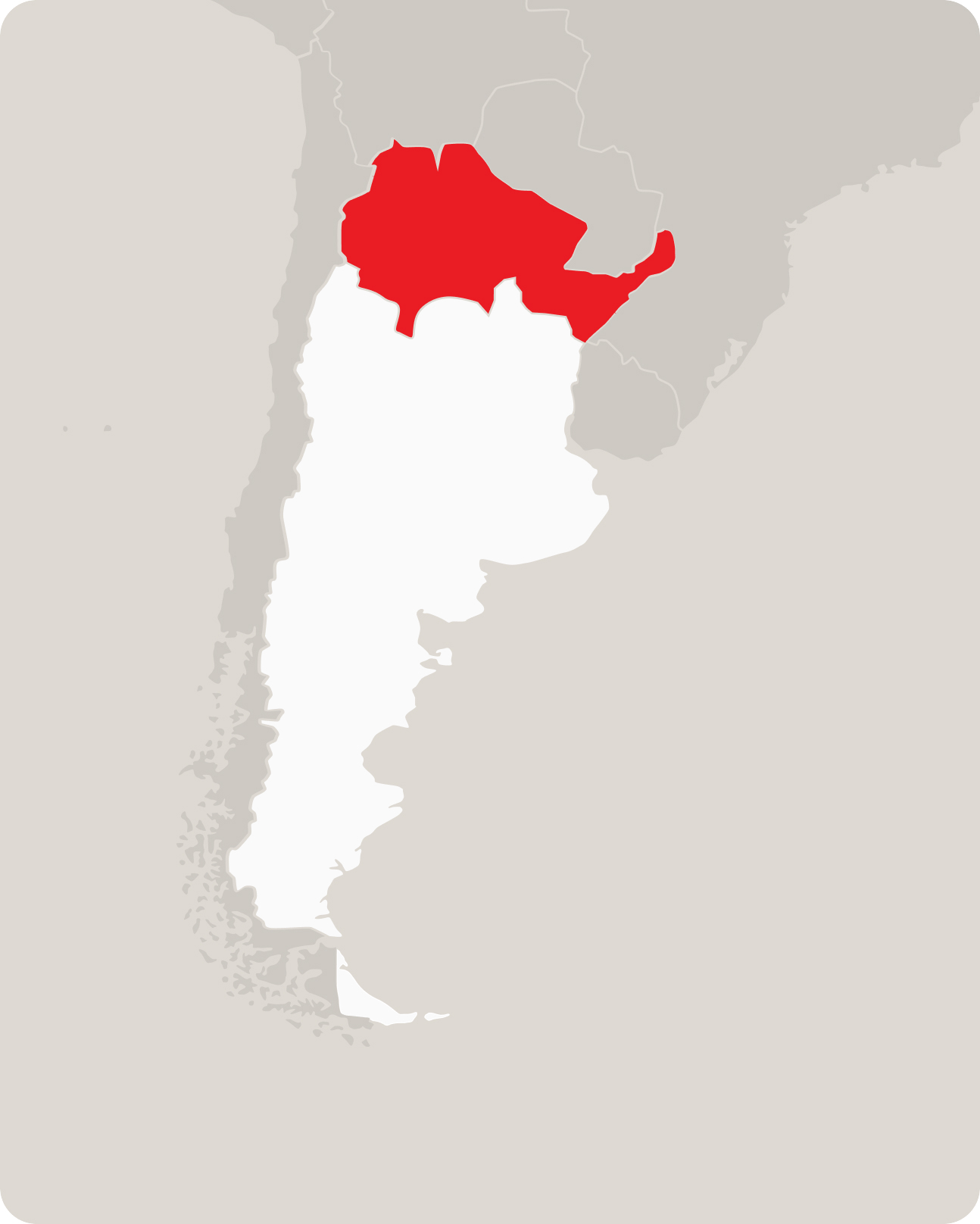nuestra presencia map argentina