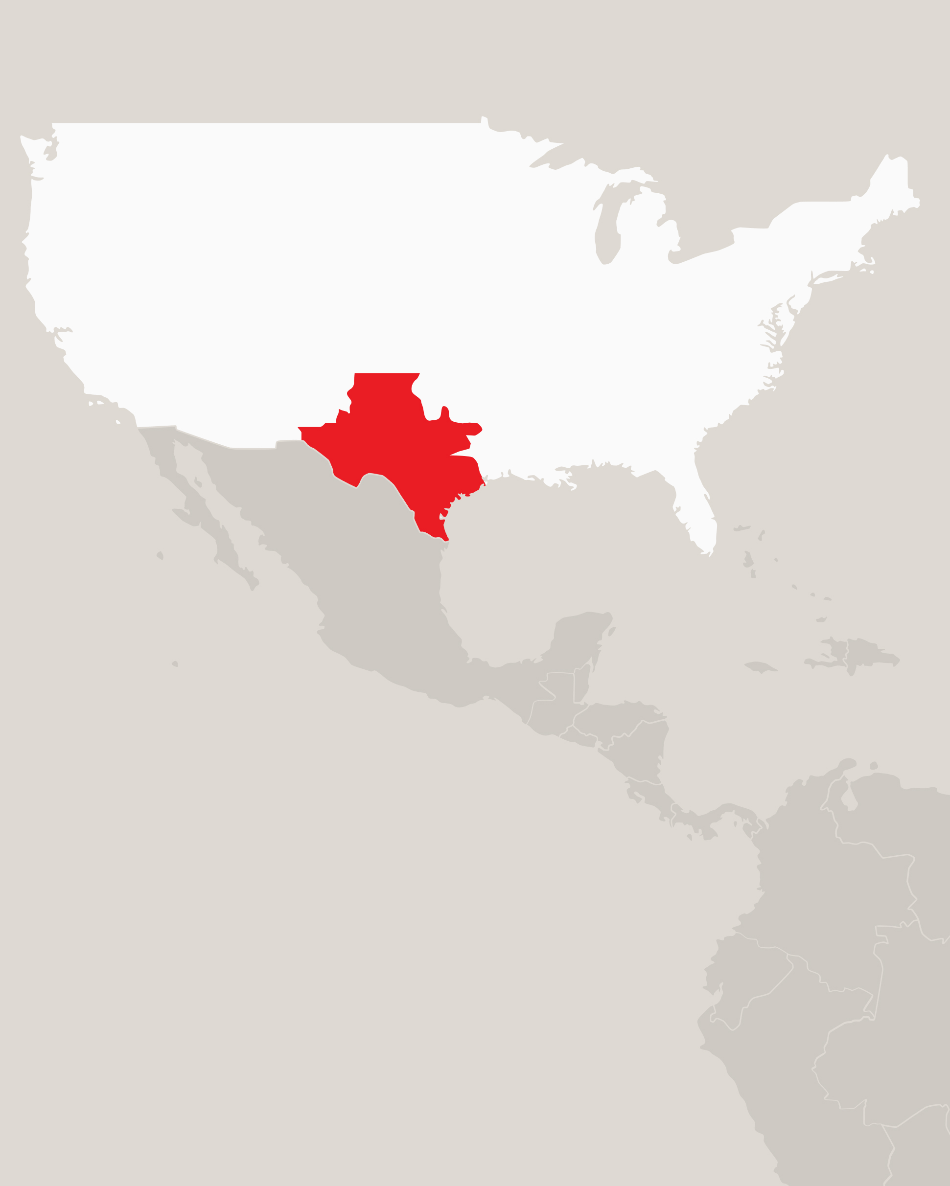 Nuestra presencia de mapa global